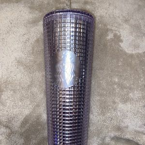 Starbucks Silver Grid Holiday 2020 Tumbler